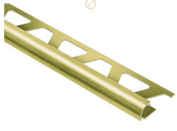 Schluter Rondec 8' Brushed Brass Profile